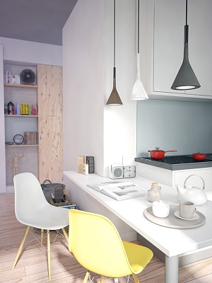 A Modern Mini Loft Design With Colourful Interior - RooHo