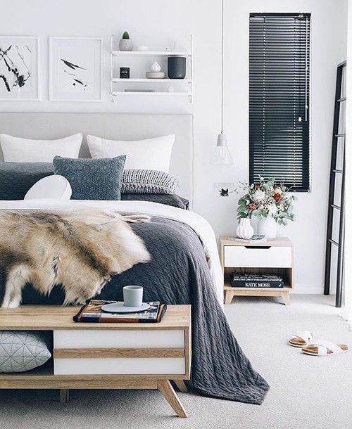 Modern Scandinavian Farmhouse Style Bedrooms | Bedroom interior .