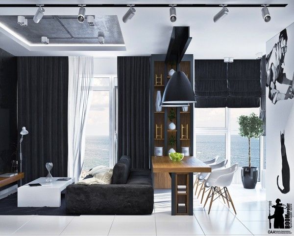 Artistic Apartments with Monochromatic Color Schemes .