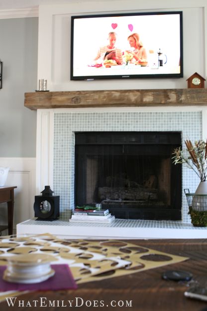 27+ Stunning Fireplace Tile Ideas for your Home | Home fireplace .
