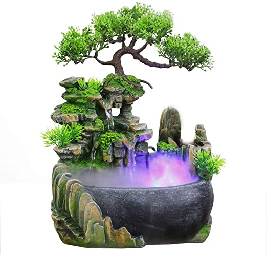 Amazon.com: Kilinily Indoor Water Fountain Small Rockery .