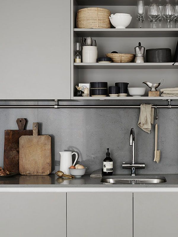 Essentials For New Nordic Kitchen Style | Small kitchen storage .