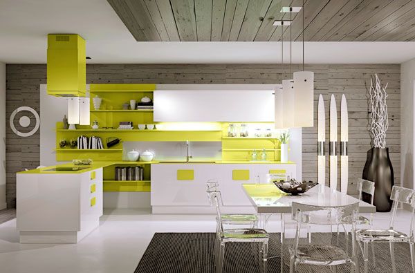 Open Kitchen Shelving for Sleek Kitchen Design Ideas | Beautiful .