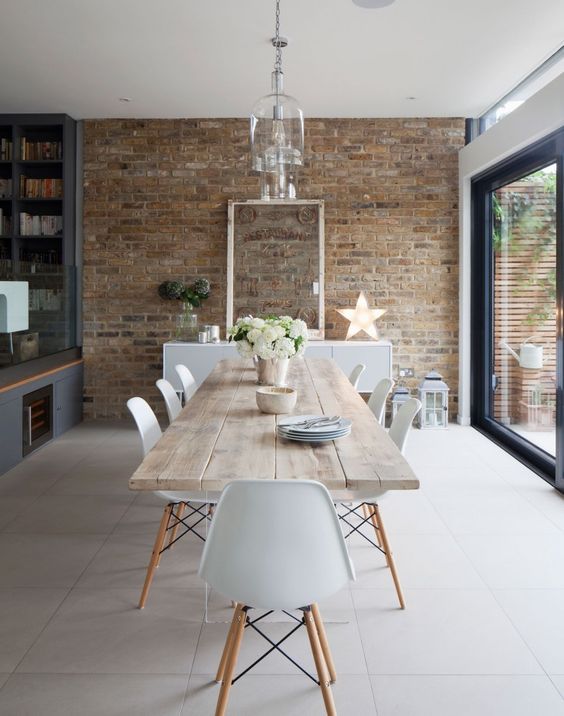 27+ White Brick Wall Interior Designs To Enter Elegance In The .
