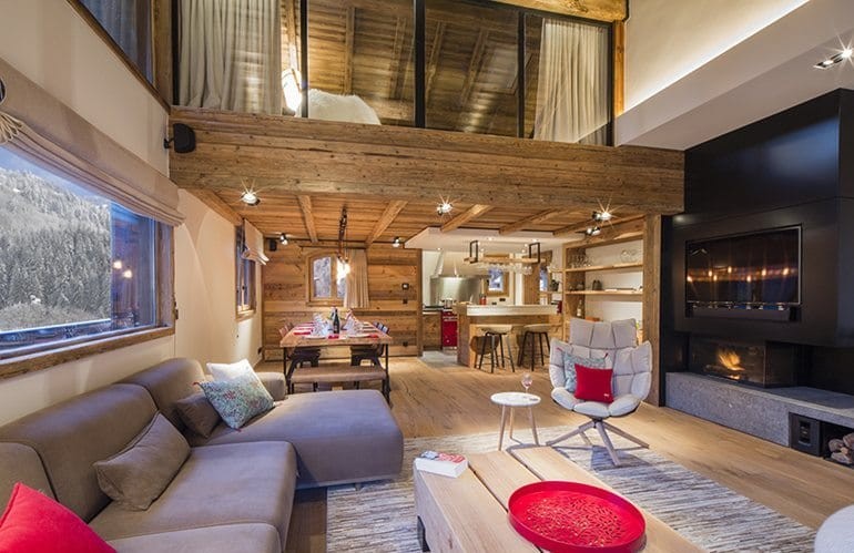 Marvelous Chalet with Scarlet Accents in Meribel, France | Home .