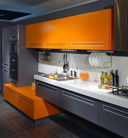 27 Cheerful Orange Kitchen Decor Ide
