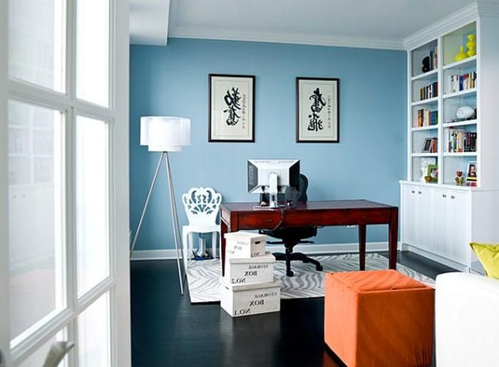 Home Office Wall Color Ideas With fine Painting Ideas For Home .
