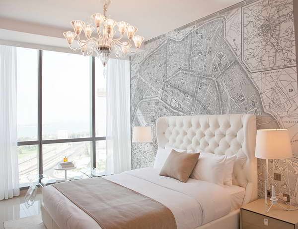 Parisian Style Bedroom With White Drapery | Parisian style .