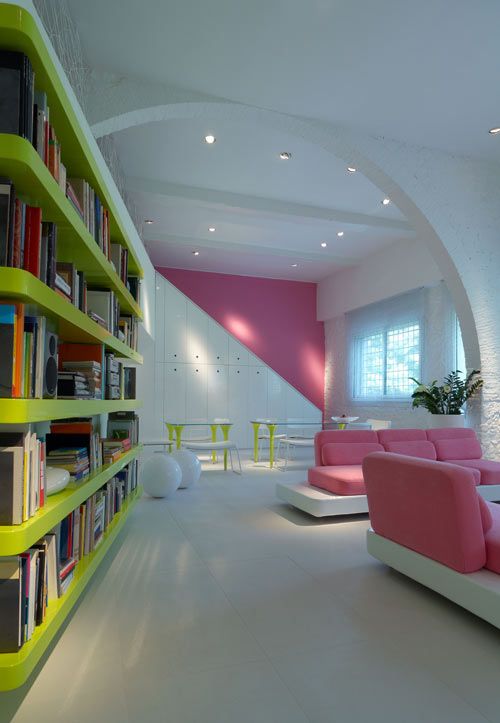 Micheli Residence by Simone Micheli | Home library design .