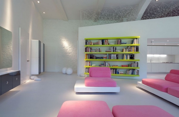 Pink And Fancy Living Room Design By
  Simone Micheli
