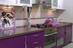 Purple Kitchen Cabinets, Modern Kitchen Color Schemes | Purple .