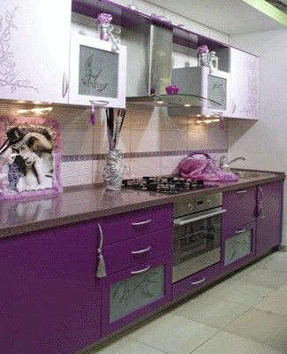 Purple Kitchen Cabinets Ideas