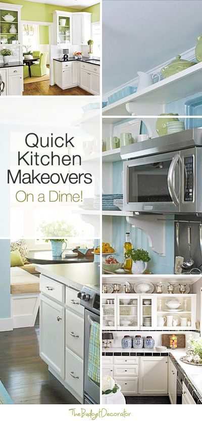 Quick Kitchen Makeover Ideas | Home decor, Diy kitchen, Kitchen dec