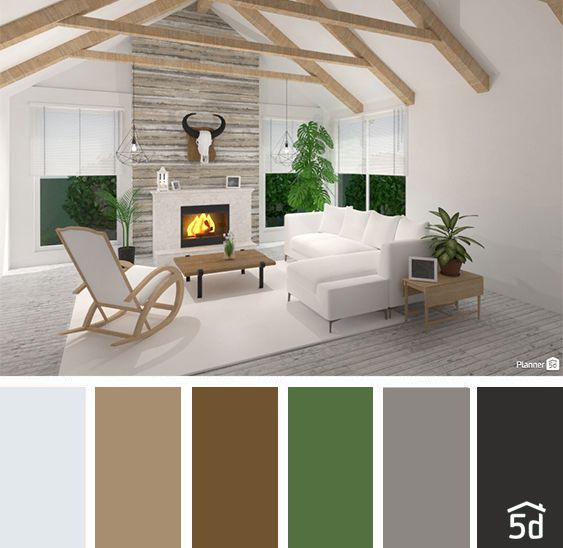 Scandinavian style interior, color palette, color balance, white .