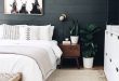 Bold Black Accent Wall Ideas | Scandinavian bedroom decor, Home .