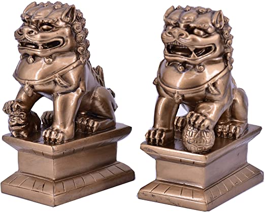 Amazon.com: LHR trading inc Feng Shui Foo Fu Dogs Guardian Lion .