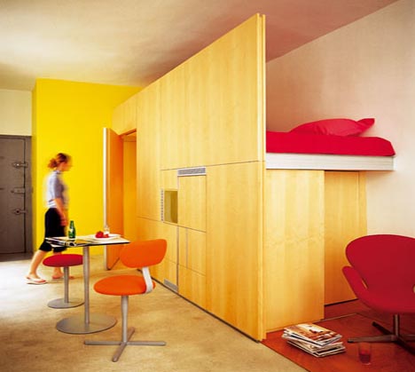 Small-Space Living: Simple Loft Bedroom Design Idea | Designs .