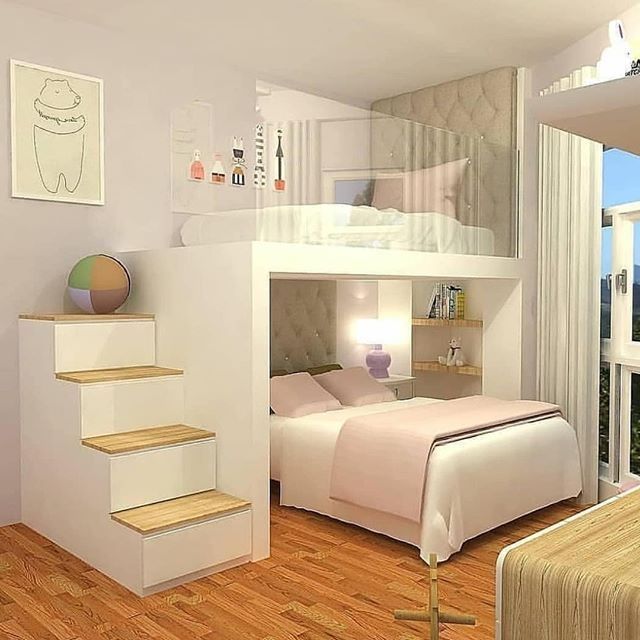 47 Simple Bedroom Designs Ideas | Small apartment bedrooms, Girl .