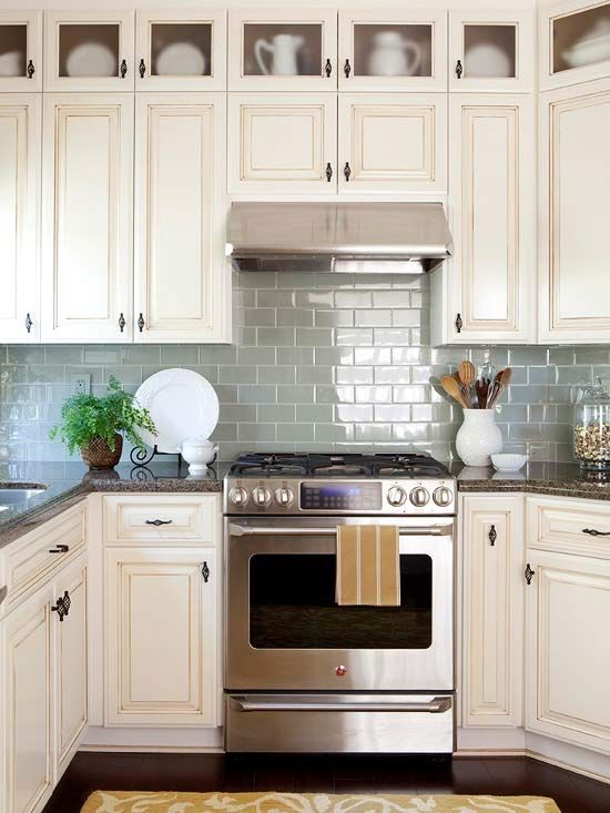 Colorful Kitchen Backsplash Ideas | Cottage kitchens, New kitchen .