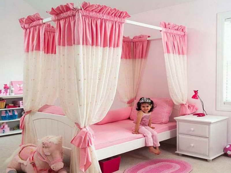 simple bedroom painting ideas with the girl | Pink bedroom design .