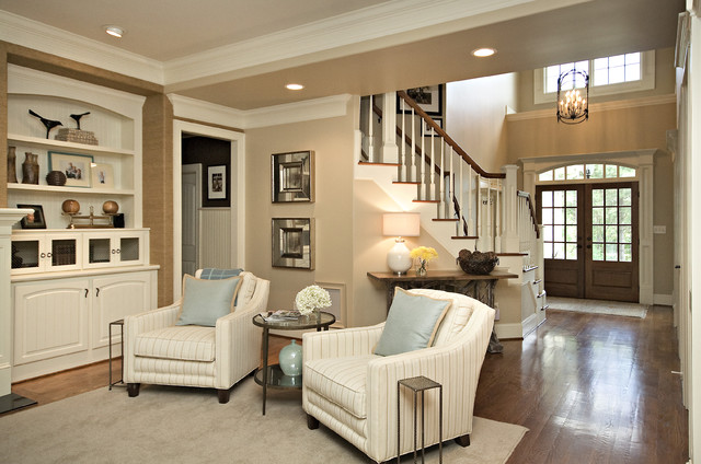 Clean & Simple Lines - Traditional - Family Room - Raleigh - by .