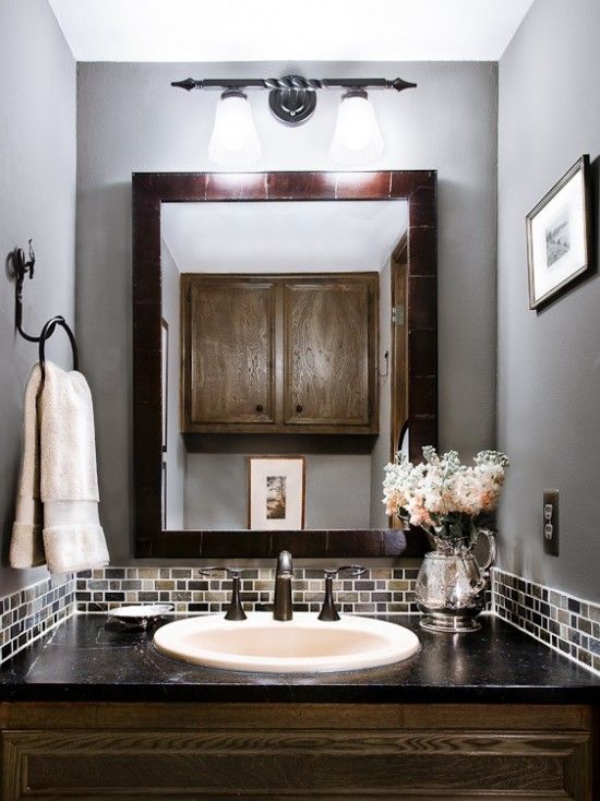 Powder Room Design, Pictures, Remodel, Decor and Ideas | Home .