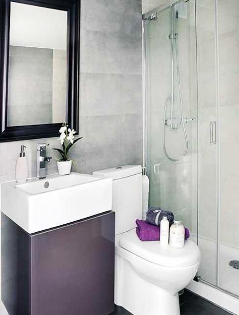 54 Cool And Stylish Small Bathroom Design Ideas - DigsDi