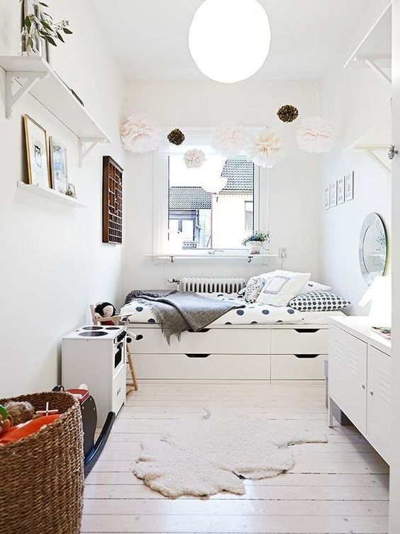 35 Brilliant Small Space Designs | Platform bed with storage, Home .