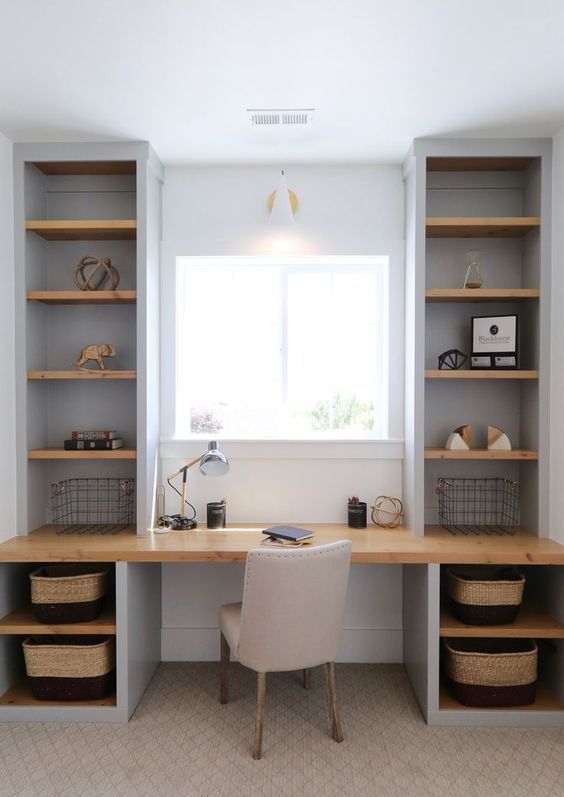 25 Home Office Shelving Ideas For Smarter Organization in 2020 .