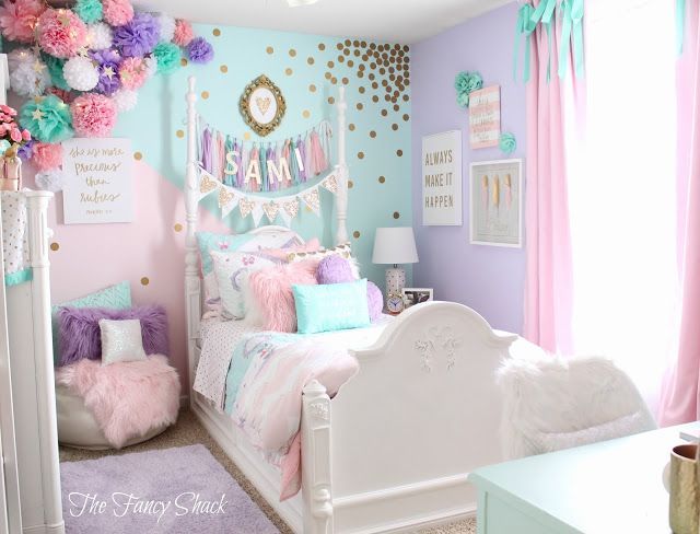 Girls Bedroom Ideas | Pastel girls room, Little girl rooms, Pastel .