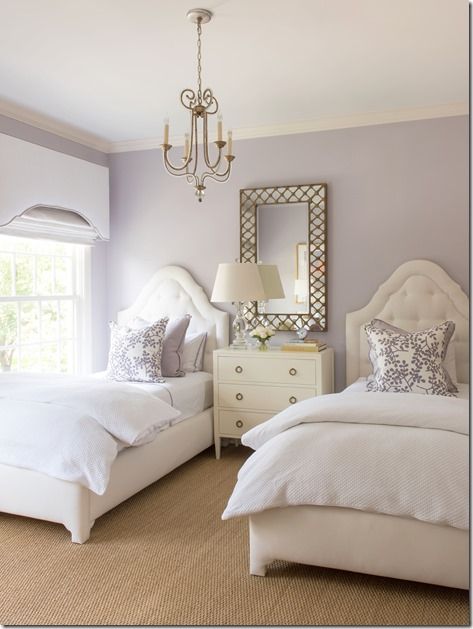 Before & After: Ashley Goforth Design | Twin girl bedrooms .