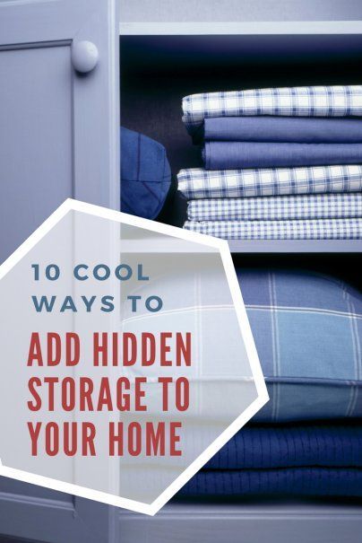 10 Super-Cool Ways to Add Hidden Storage to Your Home | Hidden .