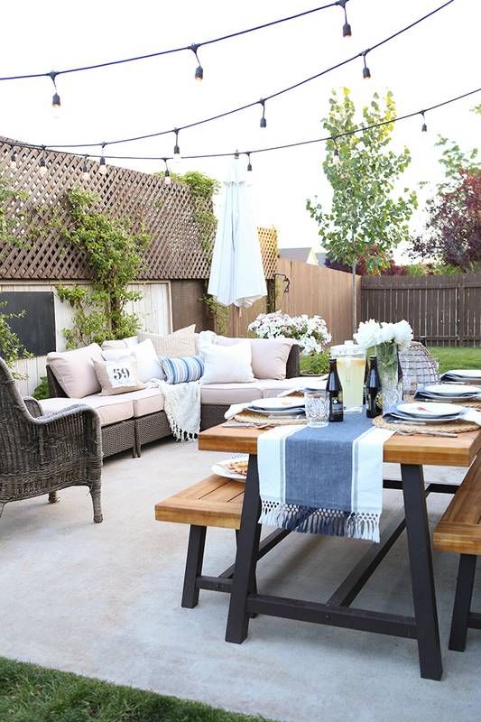 Backyard Design Ideas For Every Style and Space | Backyard seating .