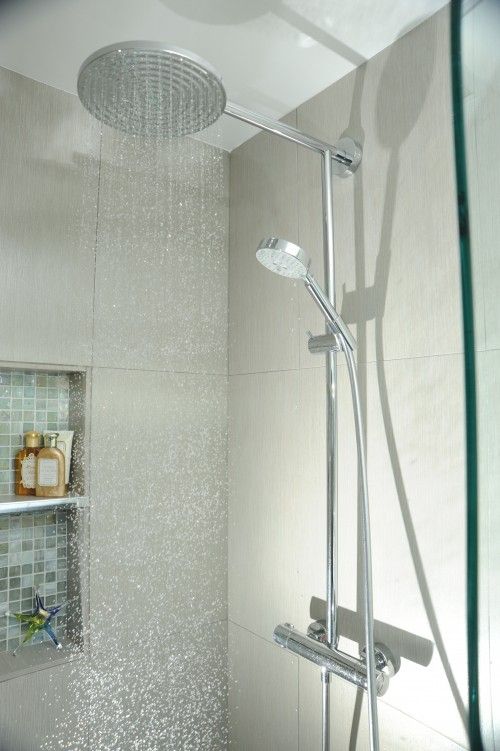 When is comes to a shower head a dual shower head, one being .