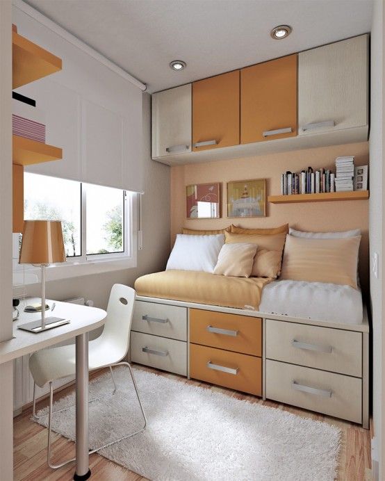 55 Thoughtful Teenage Bedroom Layouts | Habitaciones pequeñas .