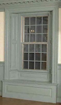 Embrasured window frame common from Georgian to Early Victorian .