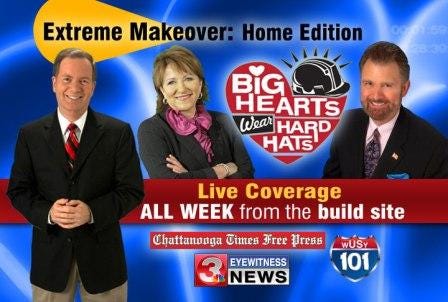 Insider tips for Big Hearts extreme home makeover week - WRCBtv .