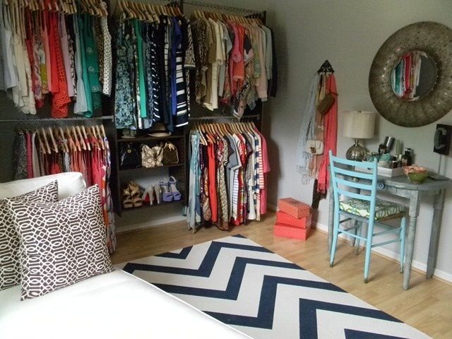 Turn a small spare bedroom into a huge walk-in closet! | Spare .