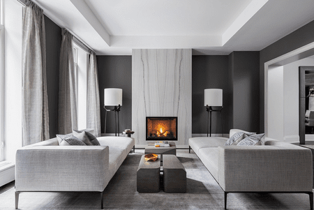 Modern Contemporary Living Room Dec