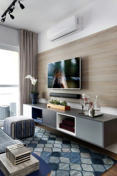 Top 70 Best TV Wall Ideas - Living Room Television Desig