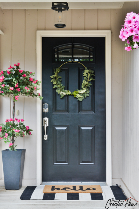 Simple Steps to a Front Door Upgrade - The Created Ho
