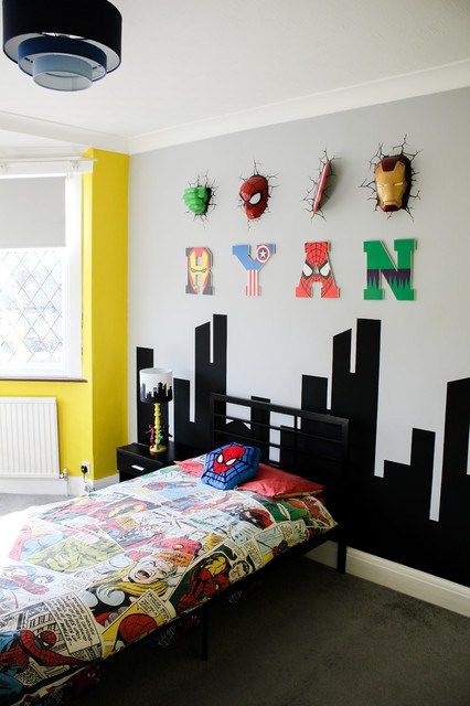 5 Steps to The Perfect Superhero Bedroom | Boys room decor, Boys .