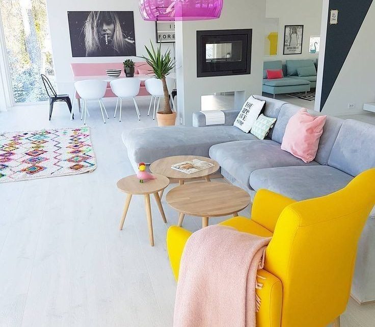 Vibrant Living Room Ide