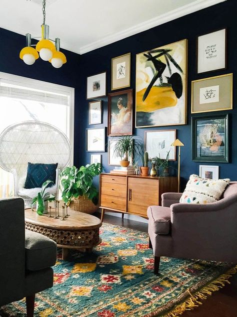 9 Dark, Rich & Vibrant Rooms that Will Make You Rethink Everything .