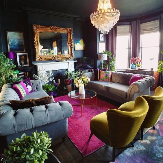 Love this! So vibrant (With images) | Colorful eclectic living .