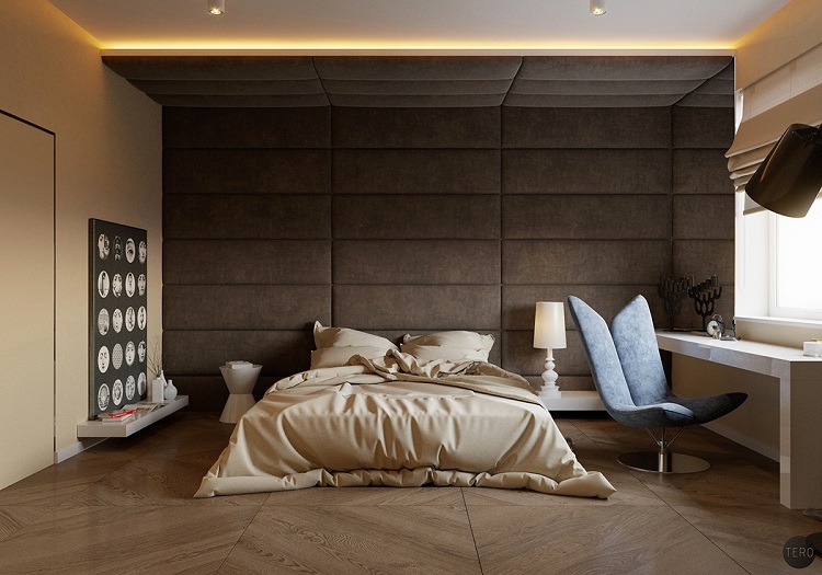 Elegant Bedroom Wall Textures Ideas for 20