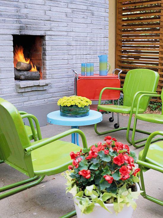 Colorful Backyard Decorating Ideas | Outdoor rooms, Outdoor decor .