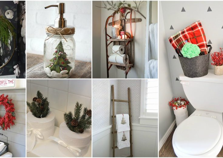 Stunning Christmas Bathroom Decor Ideas To Get In The Holiday Mo