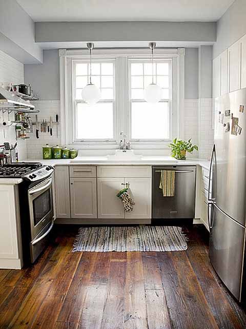 White and Wood Kitchen Design Ideas