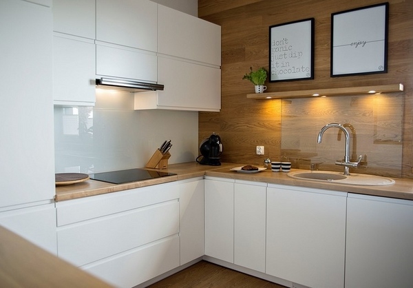 Modern oak kitchen designs – trendy wood finish in the kitch